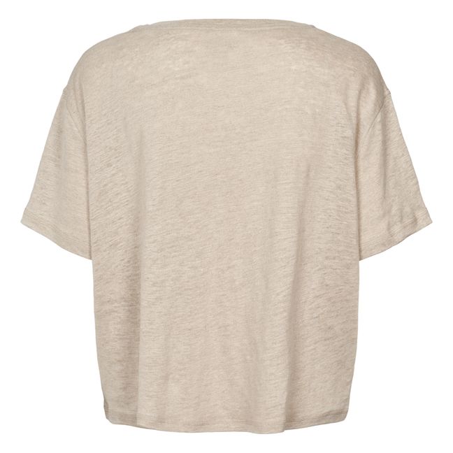 T-shirt Ivalo Lin | Naturel