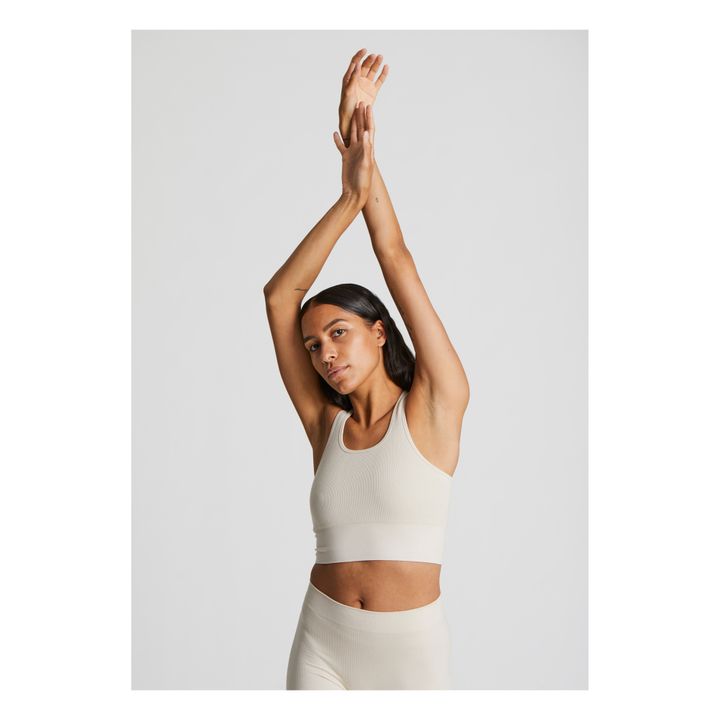 GAI+LISVA - Yoga Lifa Crop Top - Ecru