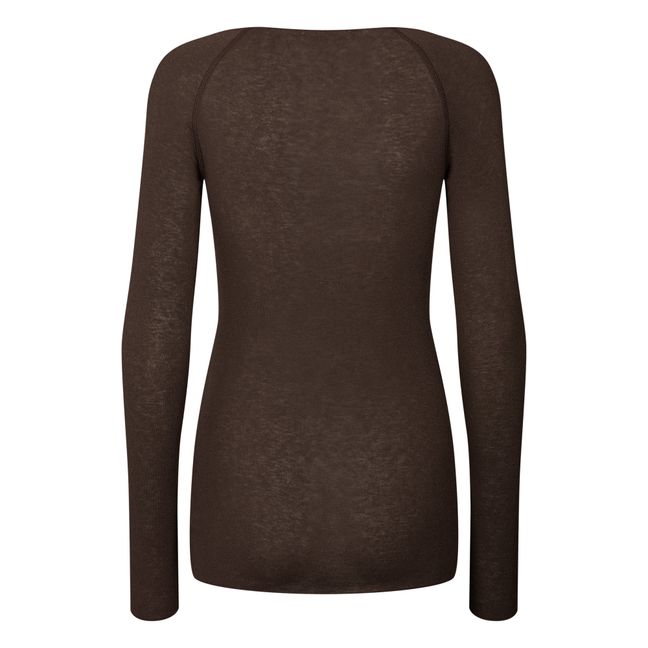 T-shirt Amalie Laine | Brun