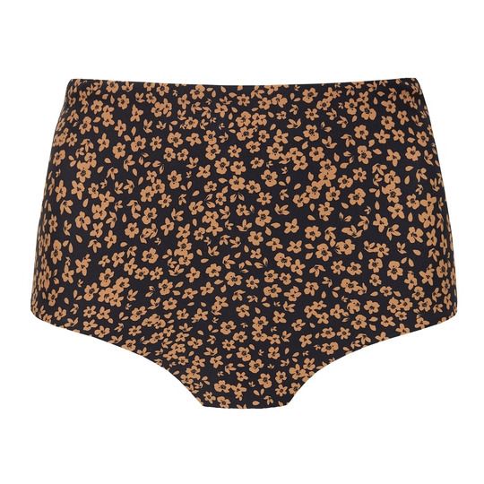 Bas de Maillot Taille Haute | Marron
