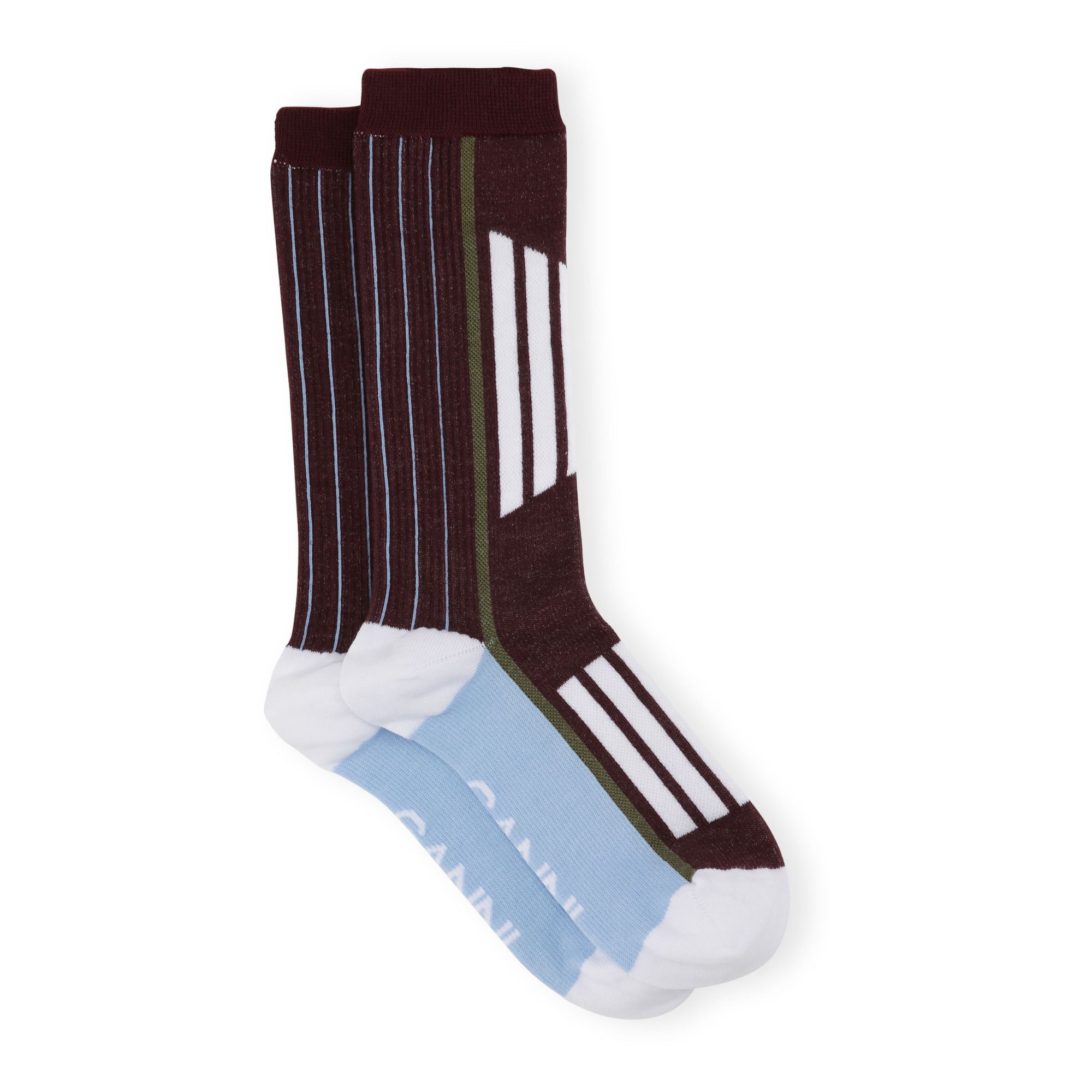 Sporty Organic Cotton Socks | Burdeos- Imagen del producto n°0