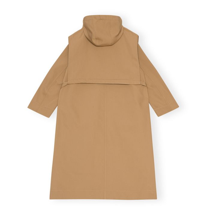 Oversized Hooded Coat | Camel- Imagen del producto n°5