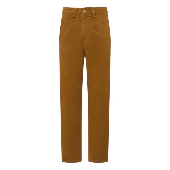Jeans Cut-Out in Cotone Organico | Bronzo