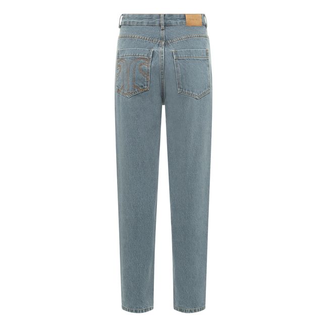 Jeans Basic aus Bio-Baumwolle | Stone Grey S045