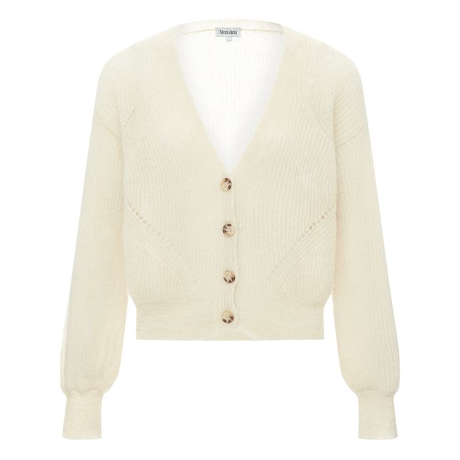 Cardigan Mohair | Ecru