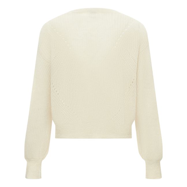 Cardigan Mohair | Ecru