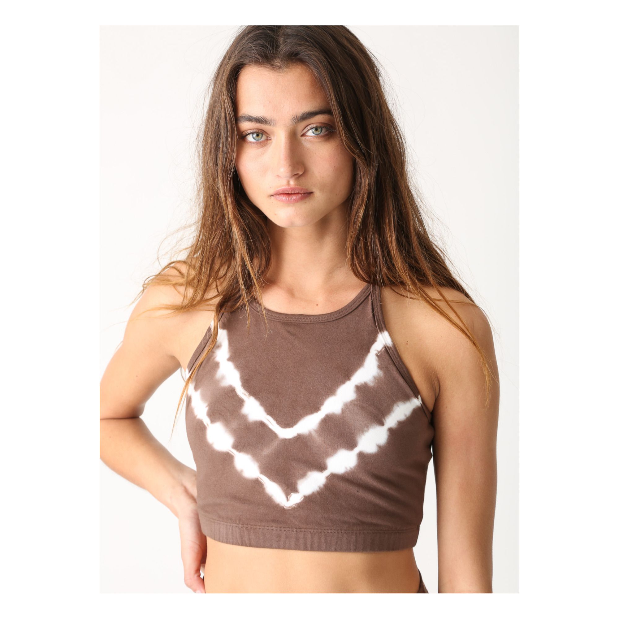 Electric & Rose Brassière Quinn Chevron Tie & Dye Marron Smallable
