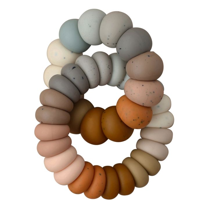 Luna Silicone Teething Ring | Terracotta- Product image n°0