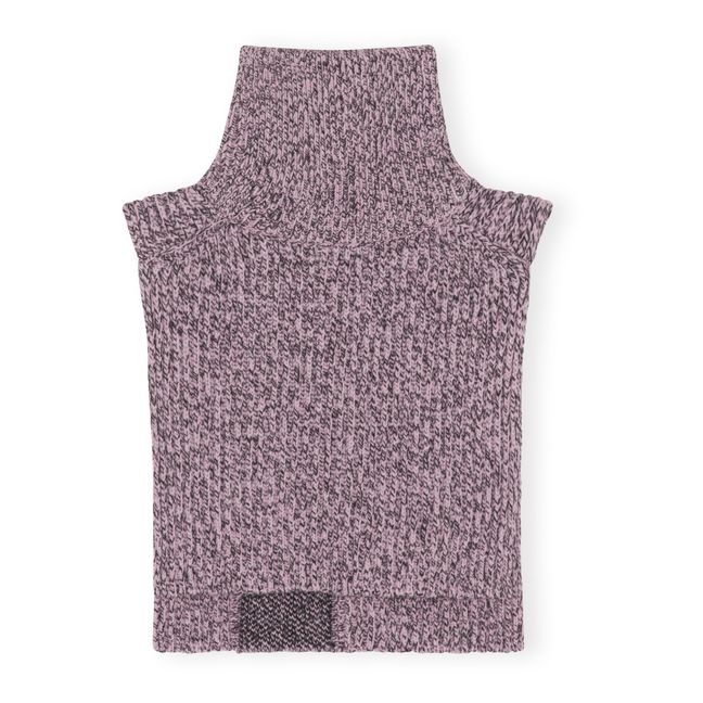 Ribbed Woollen Roll Neck Jumper | Lilla