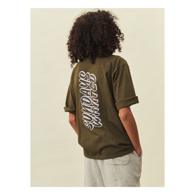 Sundays Wanted Organic Cotton T-Shirt | Verde Kaki