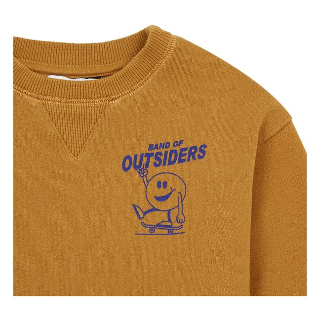 Organic Cotton Outsider Sweatshirt | Marrón
