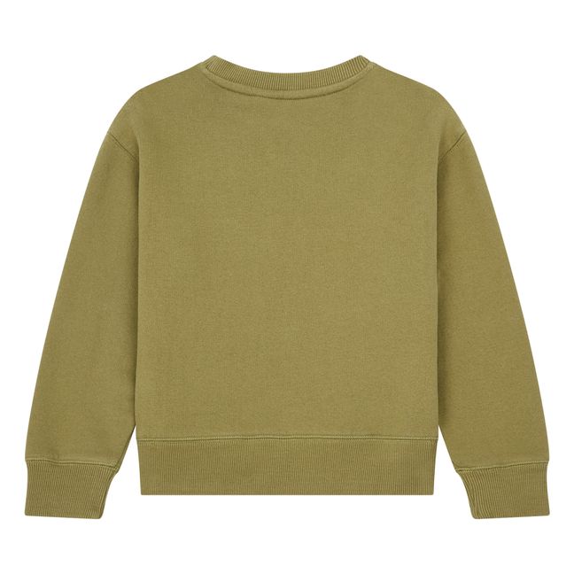 Organic Cotton Kids In America Sweatshirt | Green
