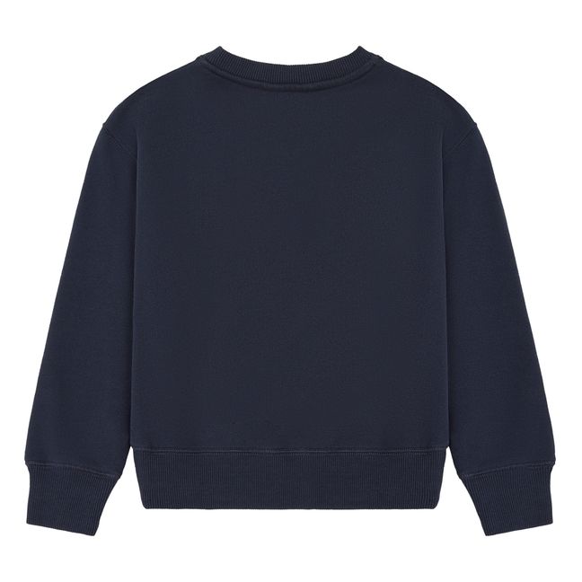 Organic Cotton Chilling Sweatshirt | Blu marino