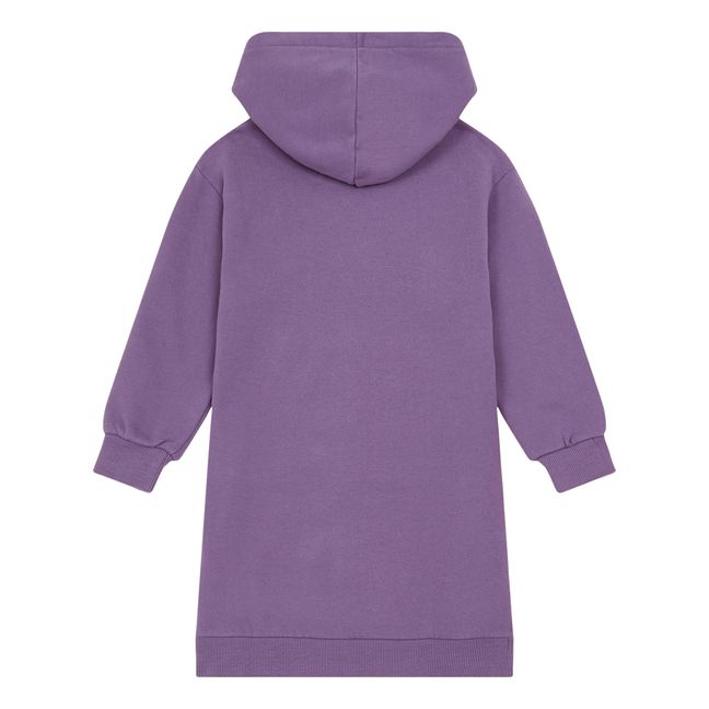 Organic Cotton Self Love Club Hoodie Dress | Purple