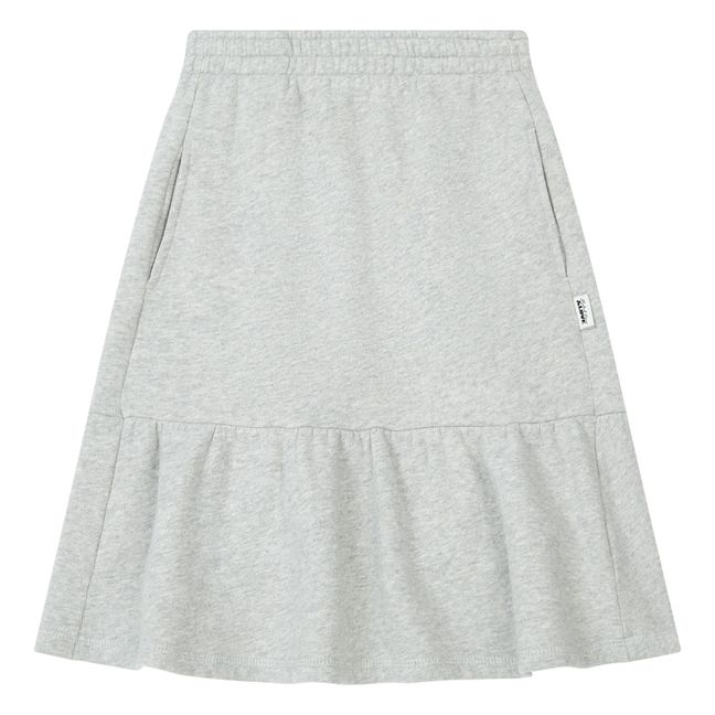Organic Cotton Skirt | Grau Meliert