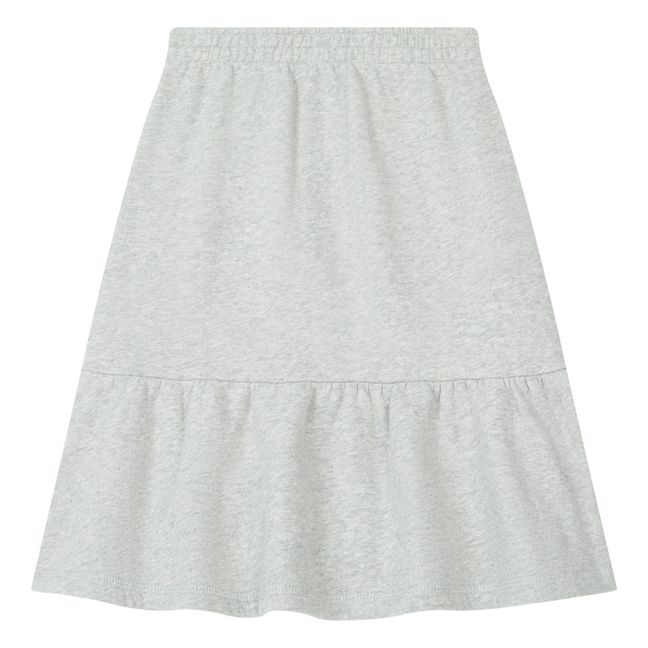 Organic Cotton Skirt | Grau Meliert
