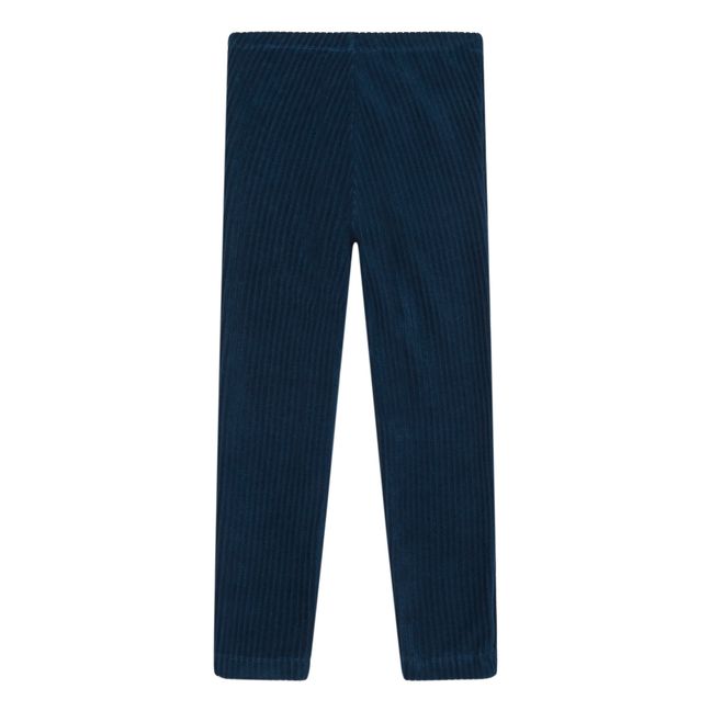 Organic Corduroy Leggings | Blu