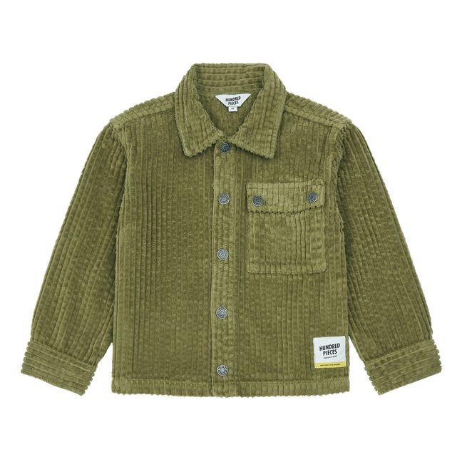 Organic Corduroy Shirt | Verde