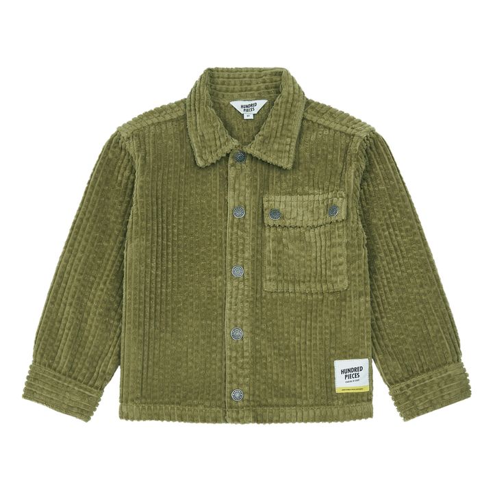 Organic Corduroy Shirt | Grün- Produktbild Nr. 0