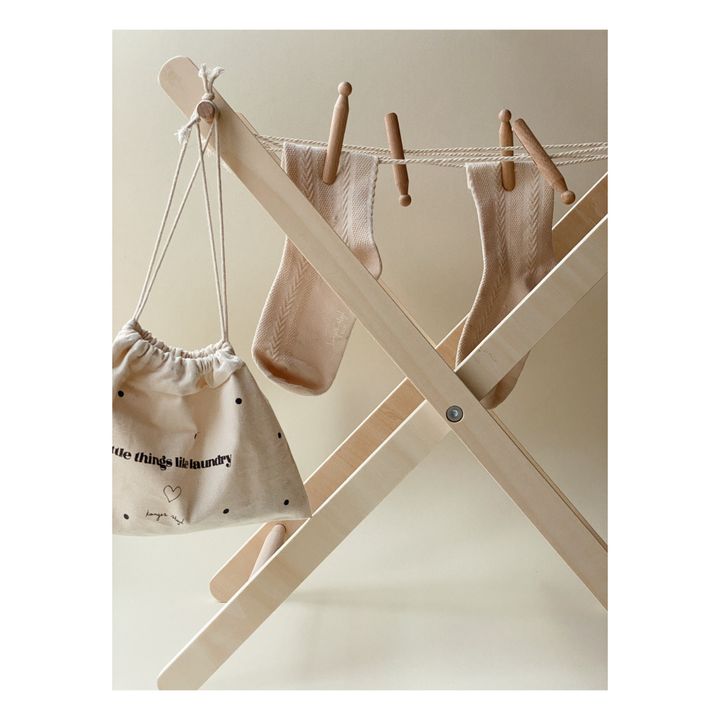 Wäscheständer aus Holz | Bois clair- Produktbild Nr. 1
