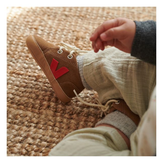 Chaussons Suède | Rouge