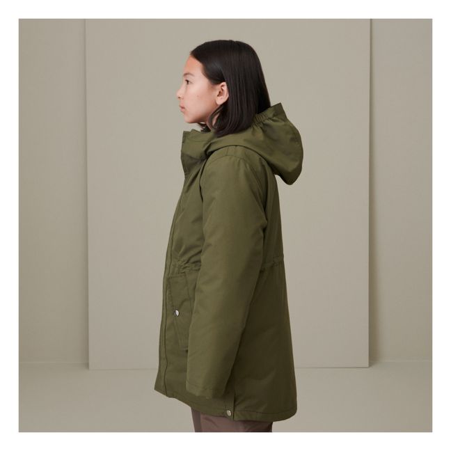 Atlas Recycled Polyester Parka | Verde militare
