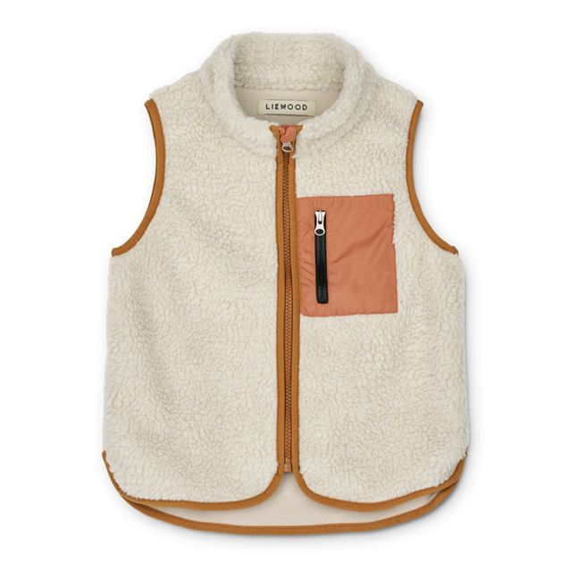 Vada Recycled Polyester Vest | Beige