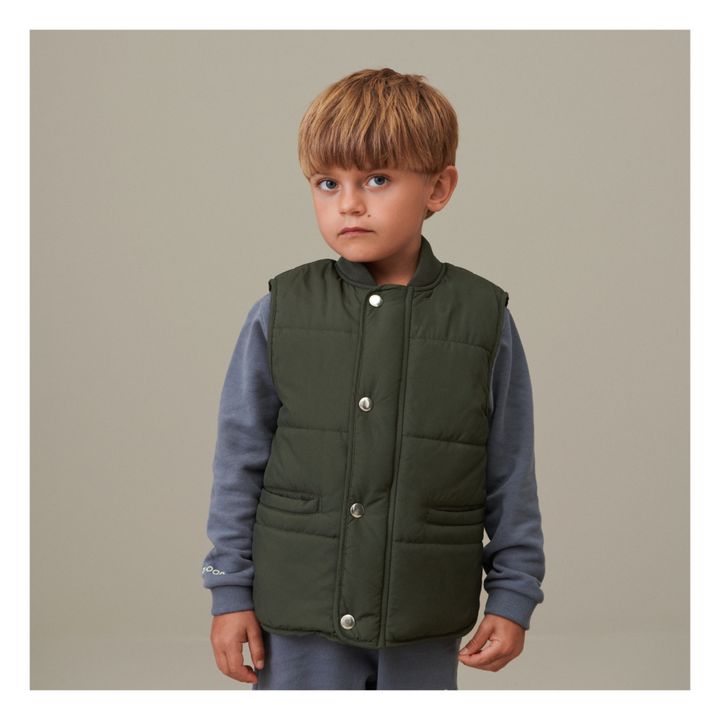 Allison Recycled Polyester Vest | Dark green- Product image n°1
