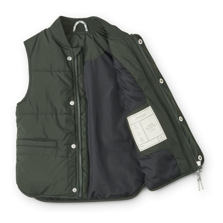 Allison Recycled Polyester Vest | Dark green- Product image n°6
