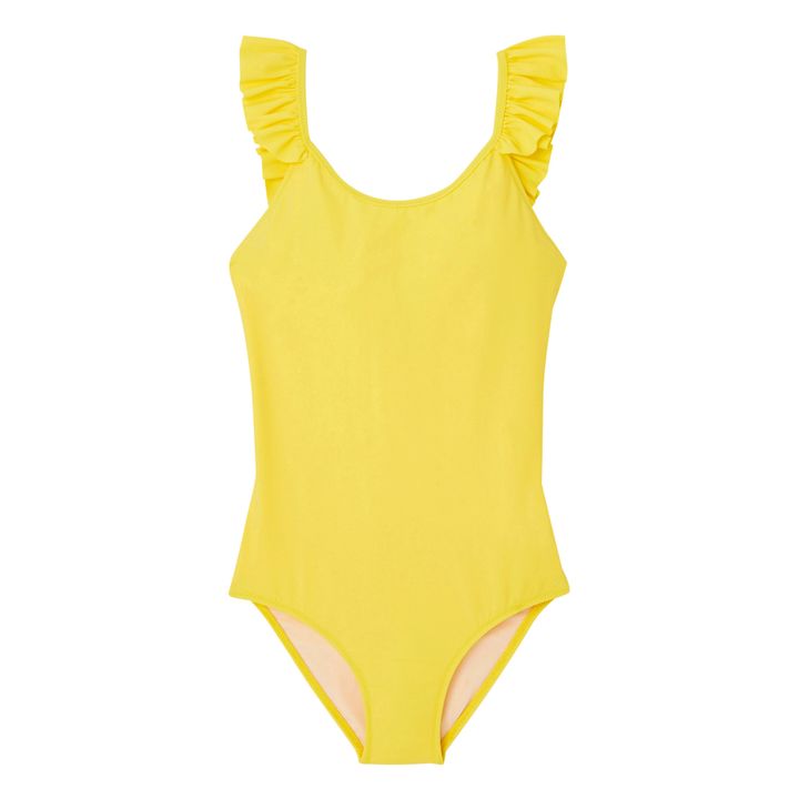 Bora Bora Recycled Fibre Swimsuit | Yellow- Product image n°0