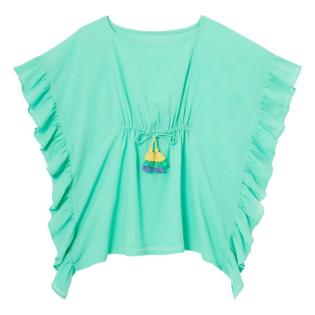 Kaftan Coton Lea | Vert