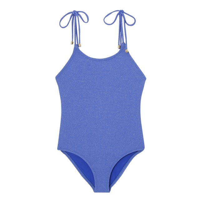 Lurex Swimsuit | Blue