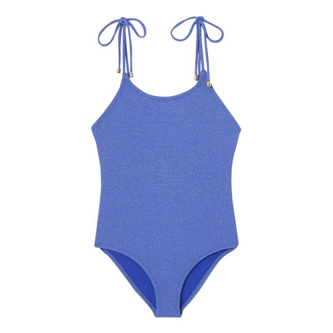 Maillot de Bain 1 pièce Lurex | Bleu