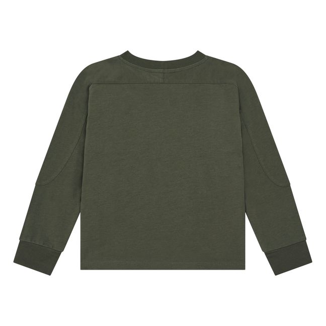 Organic Cotton Hermosa Beach Long Sleeve T-Shirt | Khaki