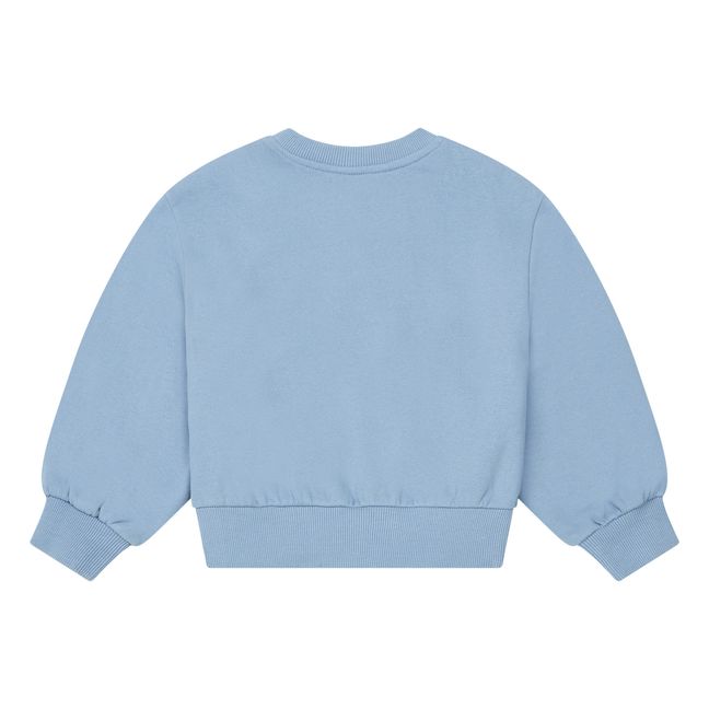 Kids Organic Cotton Sweatshirt | Azul Claro