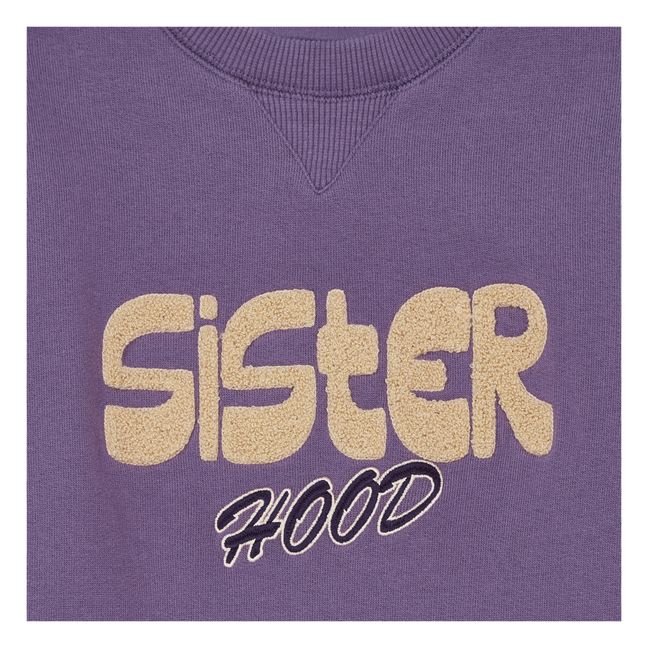 Organic Cotton Sister Hood Sweatshirt | Viola