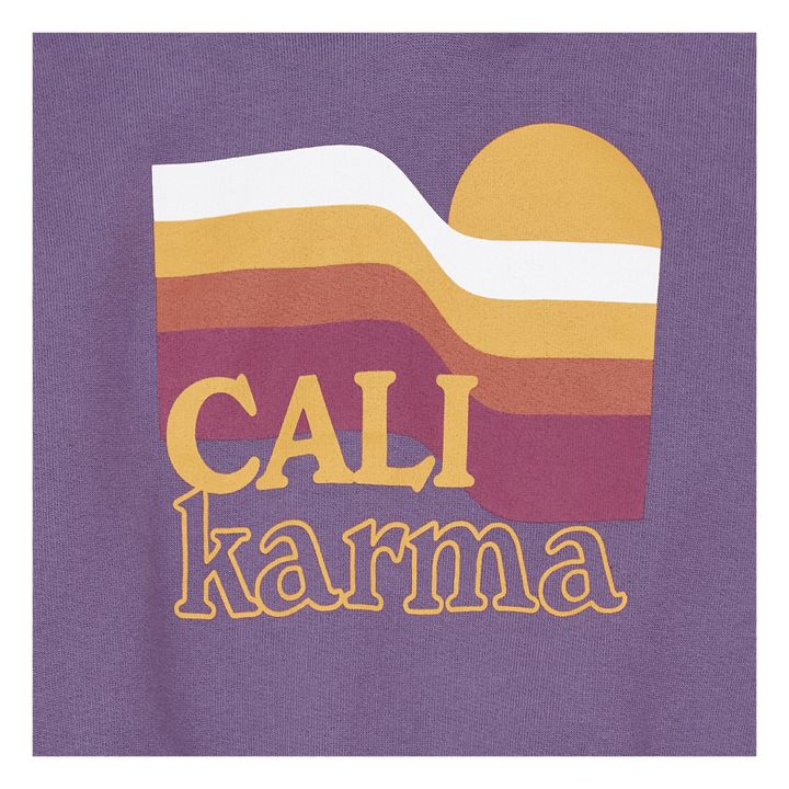 Organic Cotton Cali Karma Hoodie | Viola- Immagine del prodotto n°3