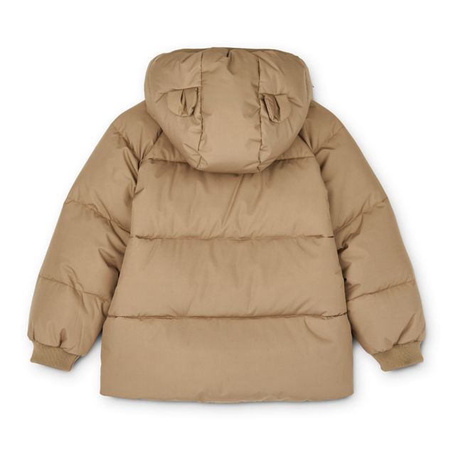 Polle Recycled Polyester Puffer Jacket | Beige