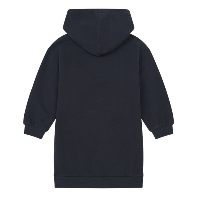 Organic Cotton Youth Division Hoodie Dress | Black