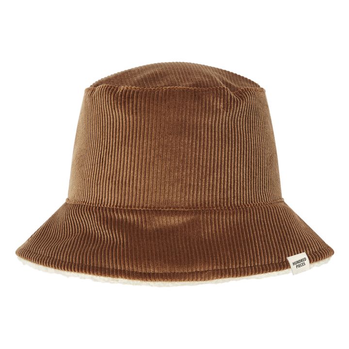 Sherpa Lined Corduroy Bucket Hat  | Marrón- Imagen del producto n°1