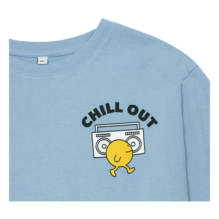 Shobu x Hundred Pieces Chill Out T-Shirt | Hellblau- Produktbild Nr. 3