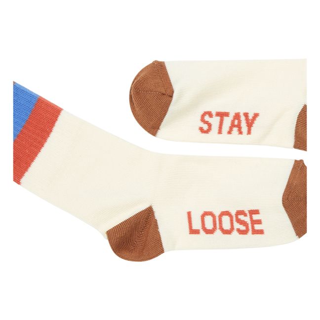 Pack 2 Chaussettes Skater Loose | Blanc