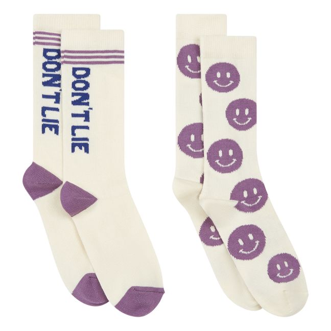 Friends Happy Socks - Set of 2 | White