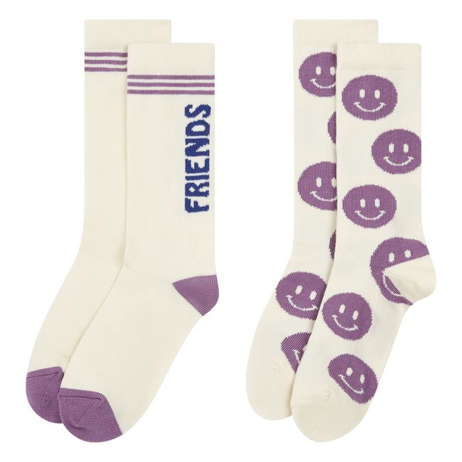 Friends Happy Socks - Set of 2 | Bianco