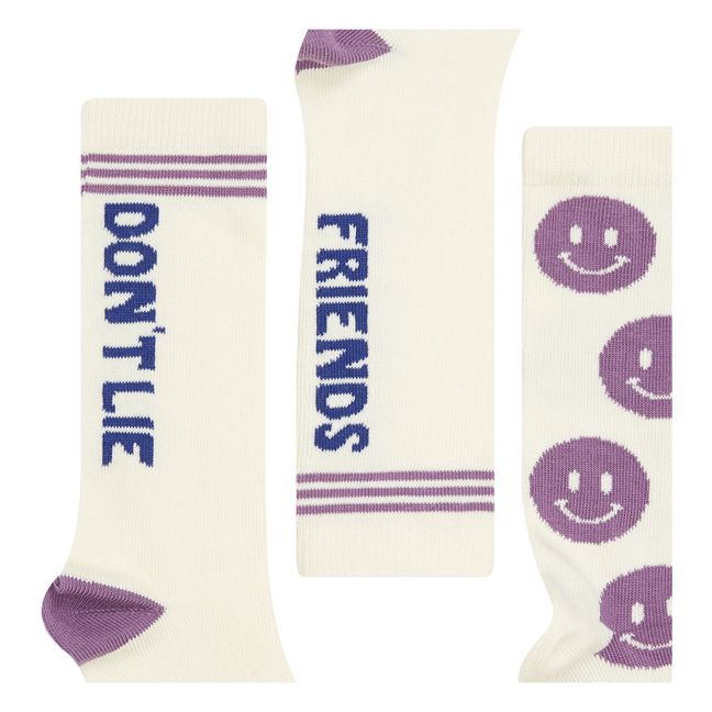 Friends Happy Socks - Set of 2 | White