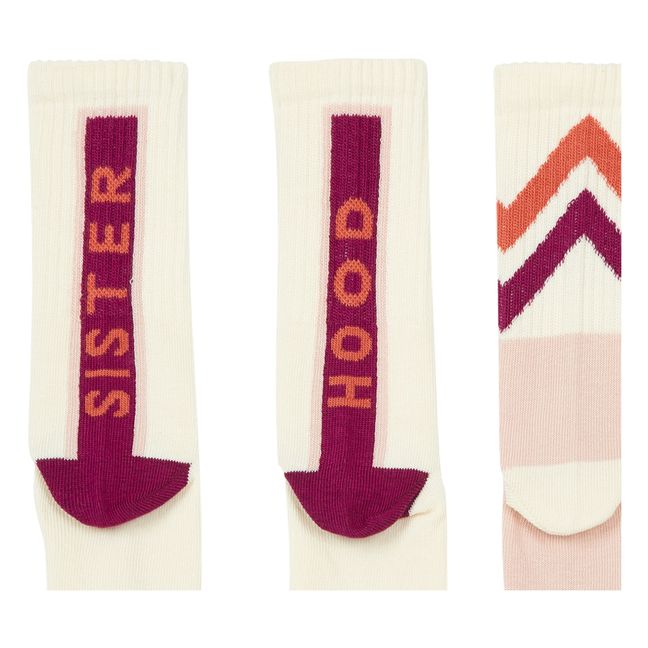 Pack 2 Chaussettes Sister Sporty | Rose