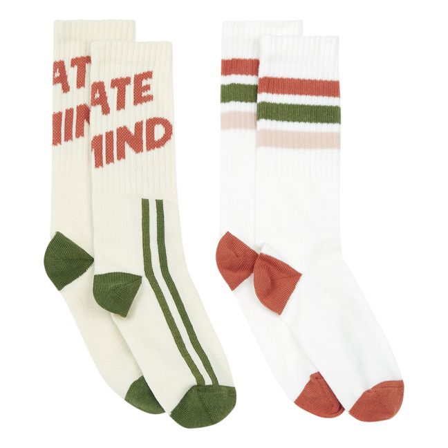 Pack 2 Chaussettes State Outsiders | Blanc