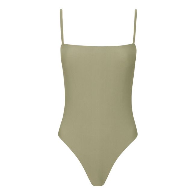 Small Square One Piece Swimsuit | Salvia