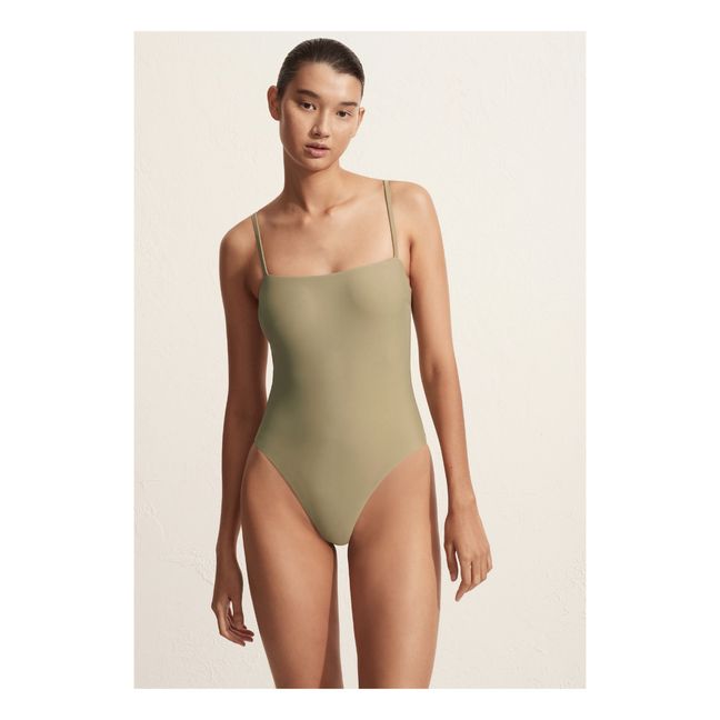 Small Square One Piece Swimsuit | Salvia
