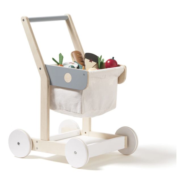 Chariot de courses en bois